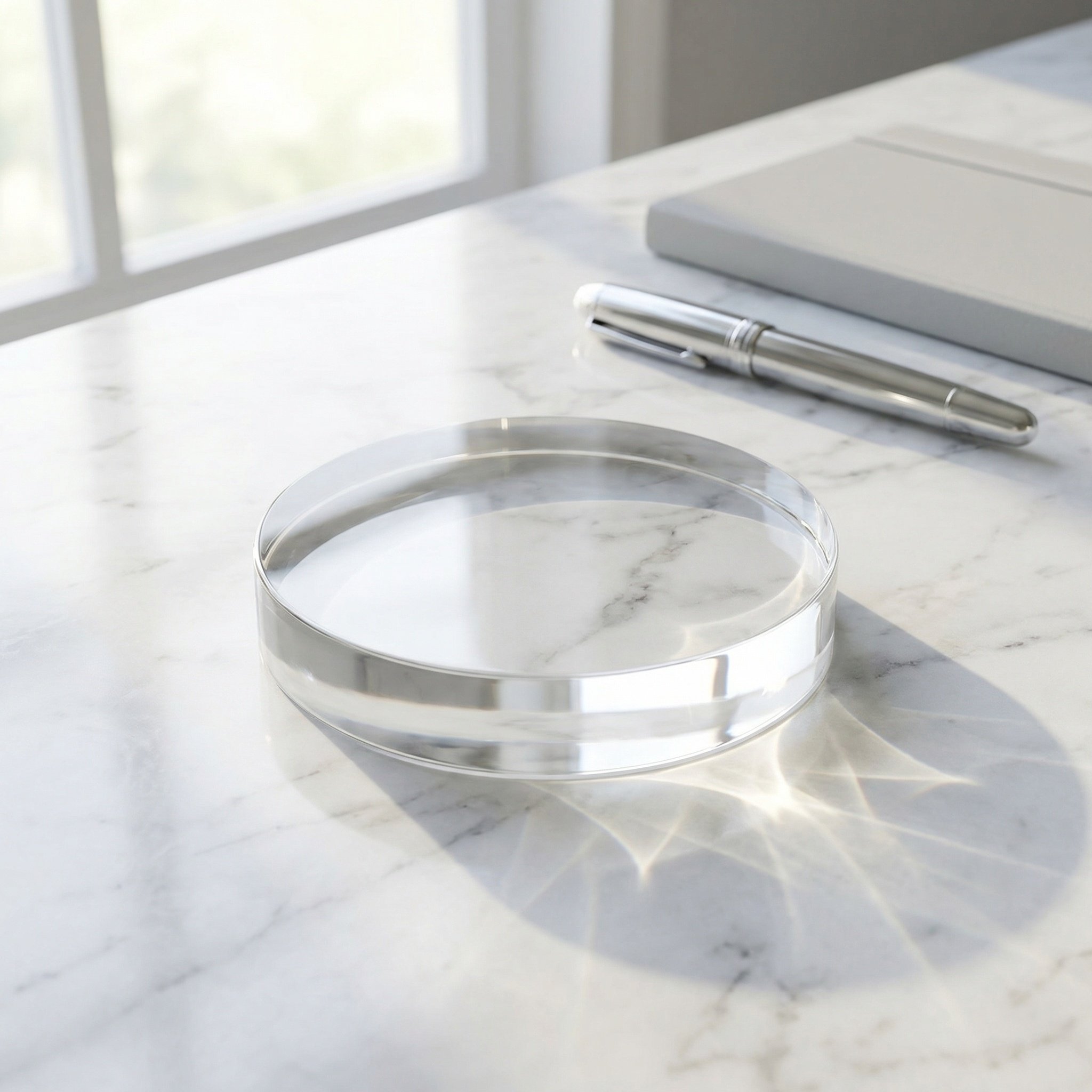 3.15 Inch Round Clear Crystal  - Book Weight Glass 리뷰 및 가격