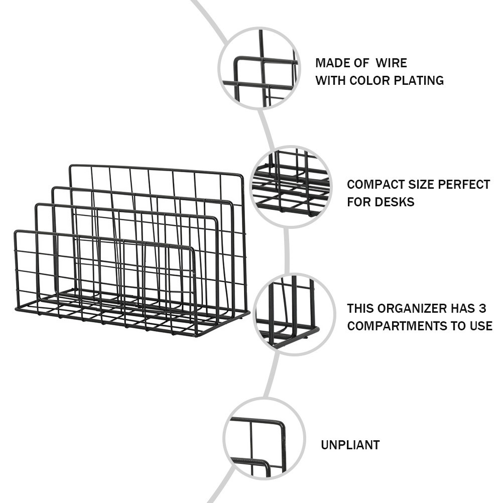 Modern 3 Slot Mail Organizer M - Magazine Holder Rack 리뷰 및 가격