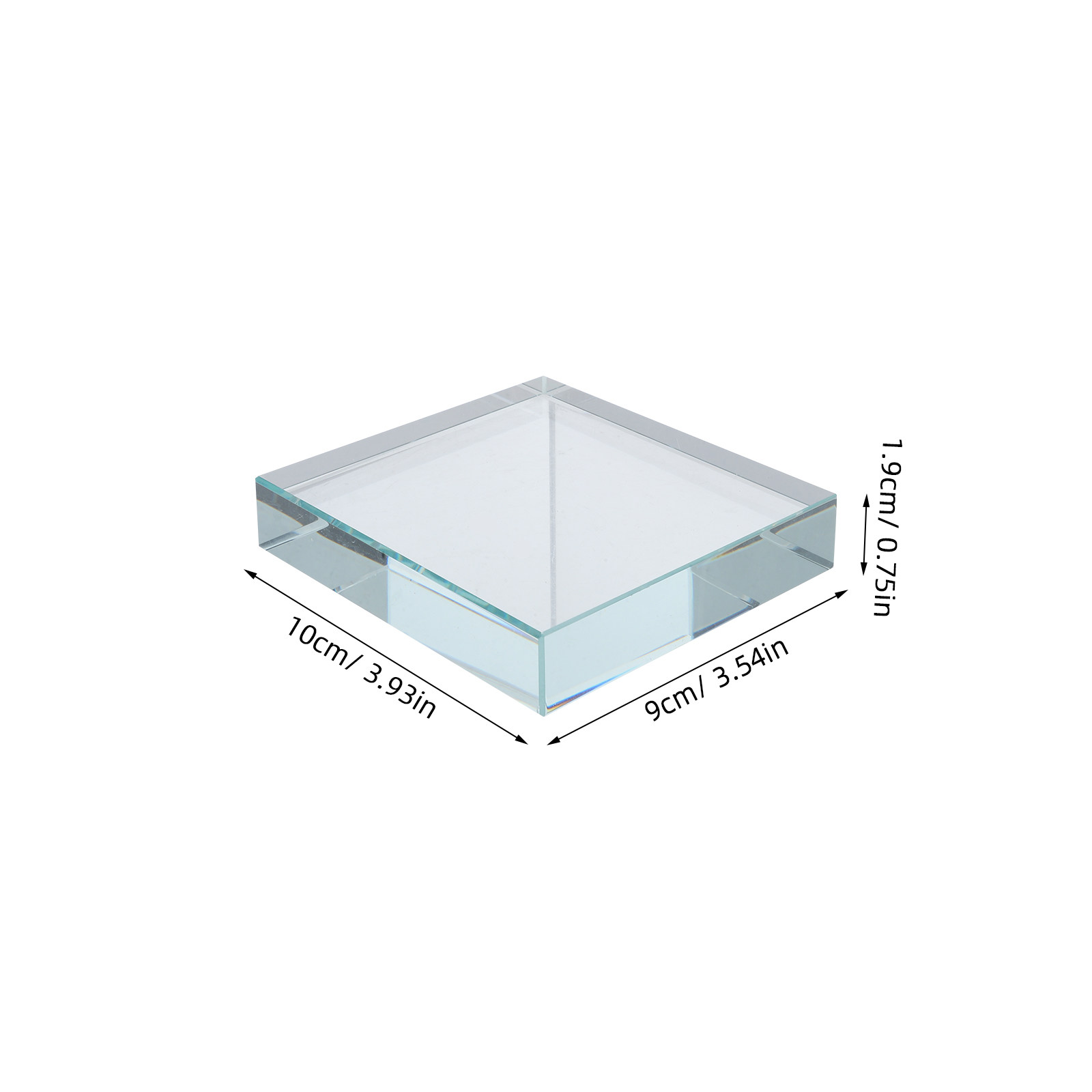 Glass Paperweight Rectangular  - Book Weight Glass 리뷰 및 가격