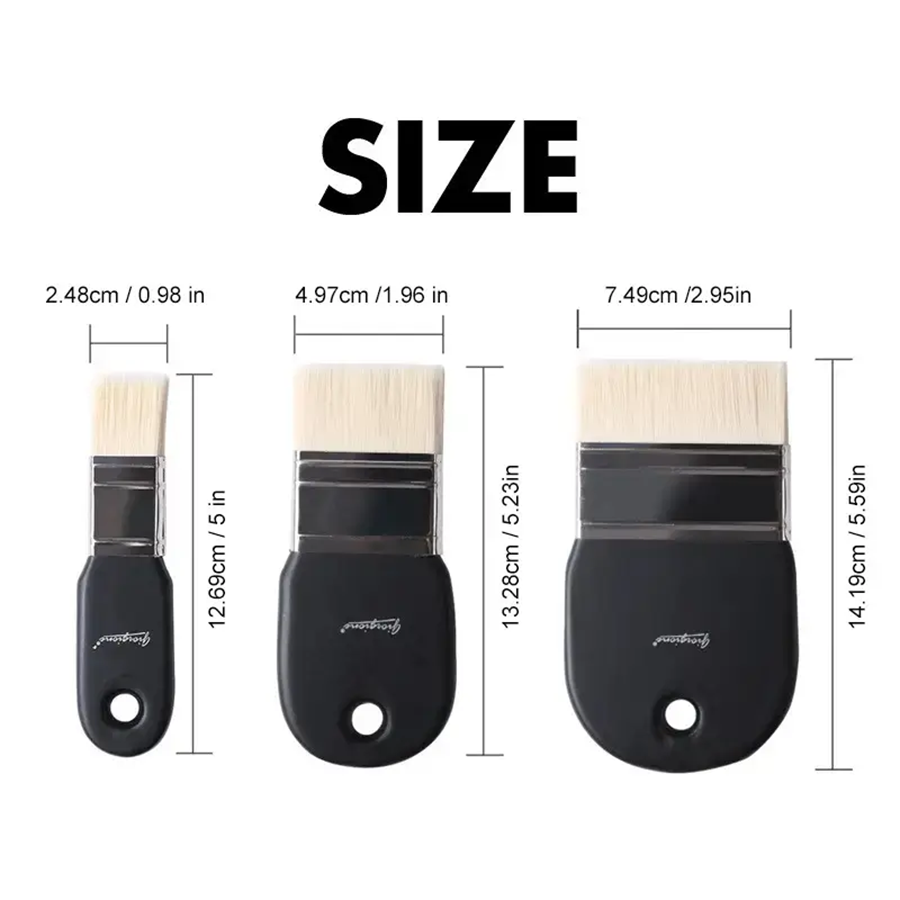 1pc Nylon Hair Brush Flat Head - Ink Blotter Paper 리뷰 및 가격