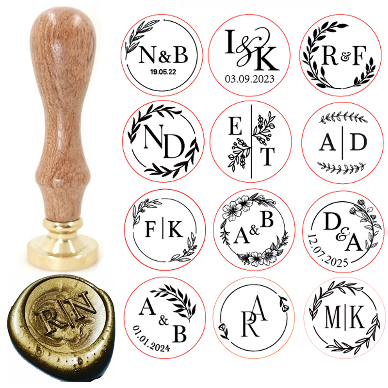 Custom brass wax seal Stamp wi - Wax Seal Stamp Set 리뷰 및 가격