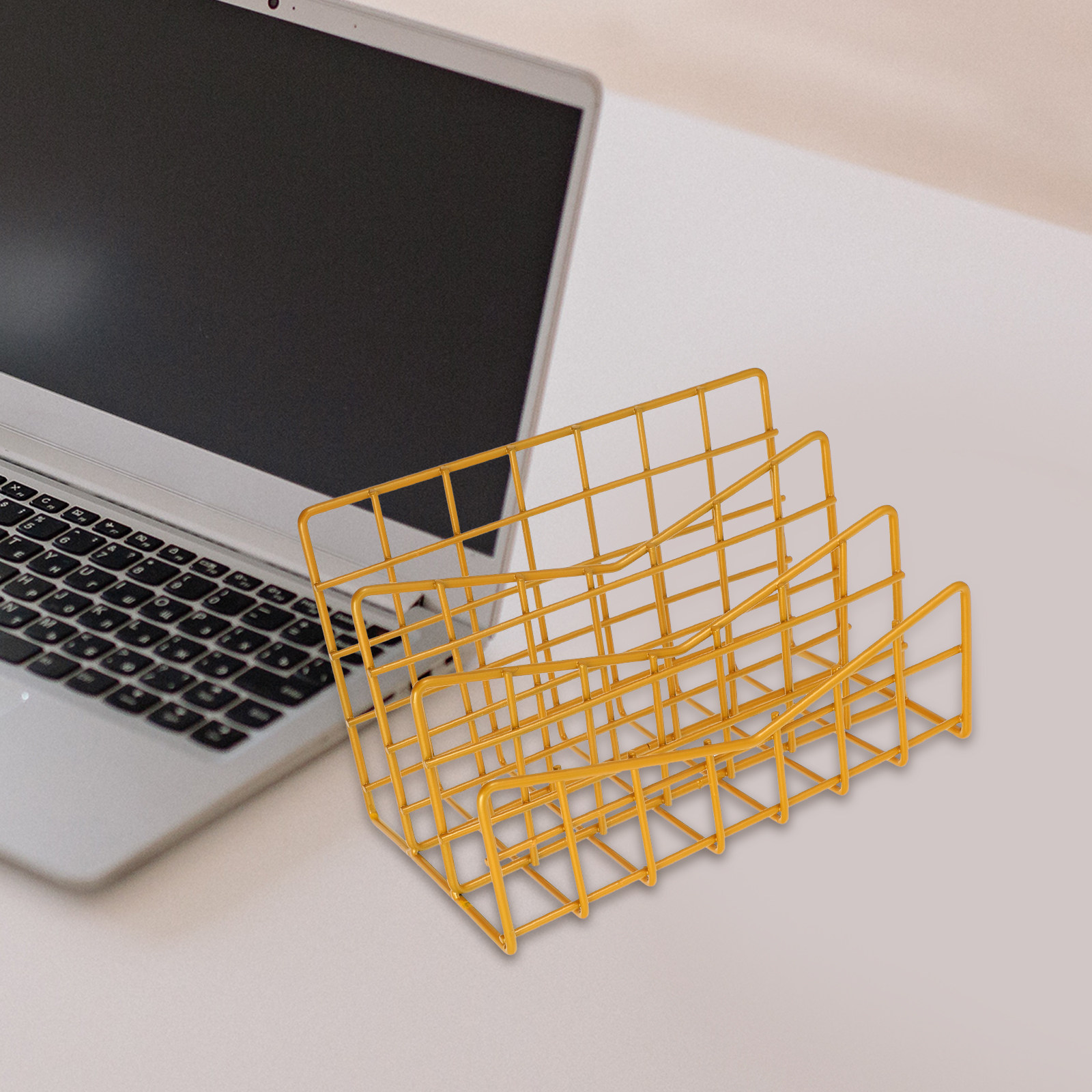 1Pcs Electroplated Metal Stora - Magazine Holder Rack 리뷰 및 가격