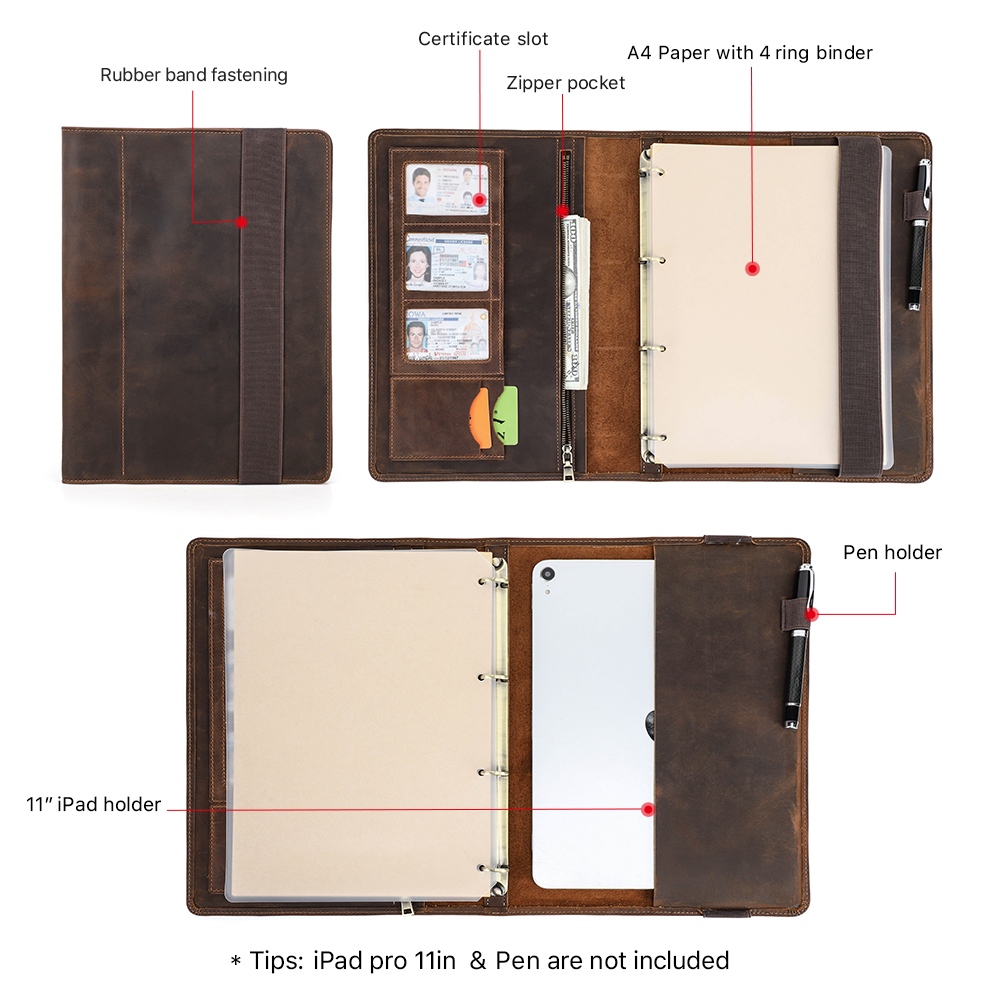 Luxury Retro Business A4 Noteb - Binder A4 Lever 리뷰 및 가격