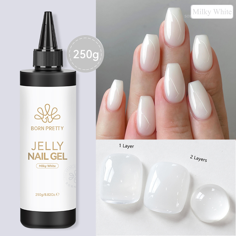BORN PRETTY 250g Jelly Milky W - Gel Refill Pack 리뷰 및 가격