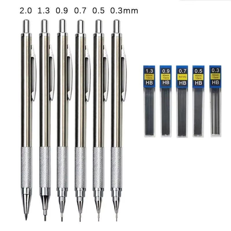 Metal Mechanical Pencil Set 0. - Mechanical Pencil 0.3 리뷰 및 가격