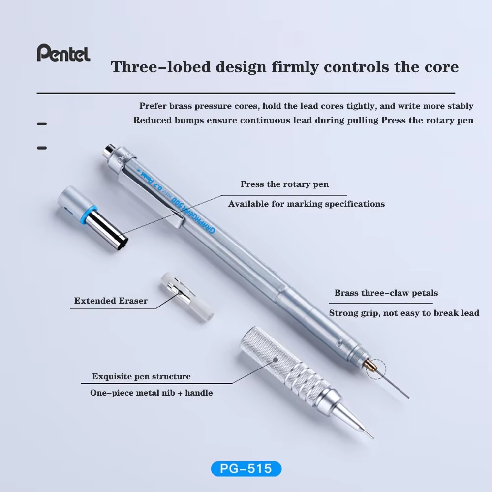 1pc Pentel Graphgear 500 Draft - Mechanical Pencil 0.3 리뷰 및 가격